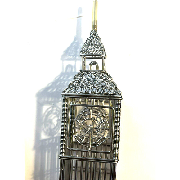 Doodle Destinations Eiffel Tower Big Ben Empire State Building 3 Pc Decor 12" - Picture 12 of 13